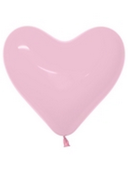 Sempertex 11" Heart Bubble Gum Pink  Balloons