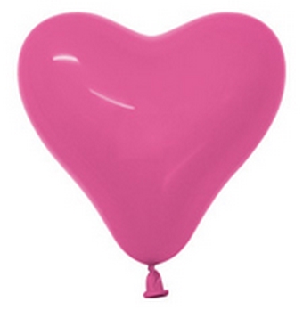 Heart Deluxe Fuchsia balloons SEMPERTEX