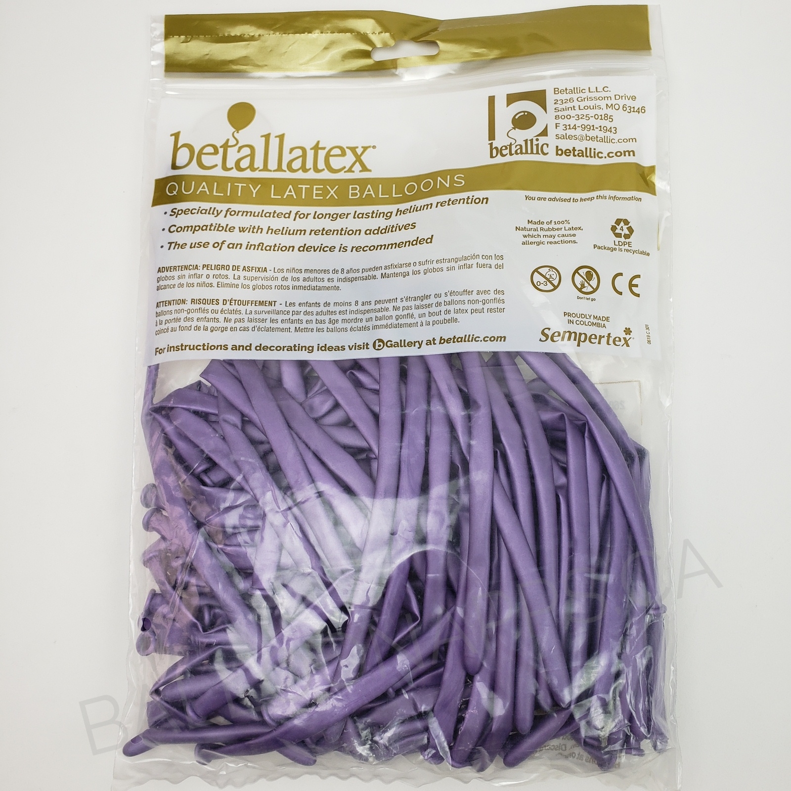 Sempertex 260 Reflex Violet balloons