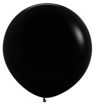 SEM (1) 36" Deluxe Black balloon latex balloons