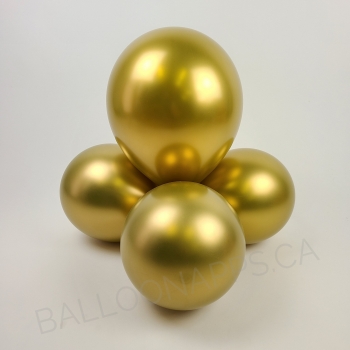 ECONO (50) 11" Econo-Luxe Gold balloons  Balloons