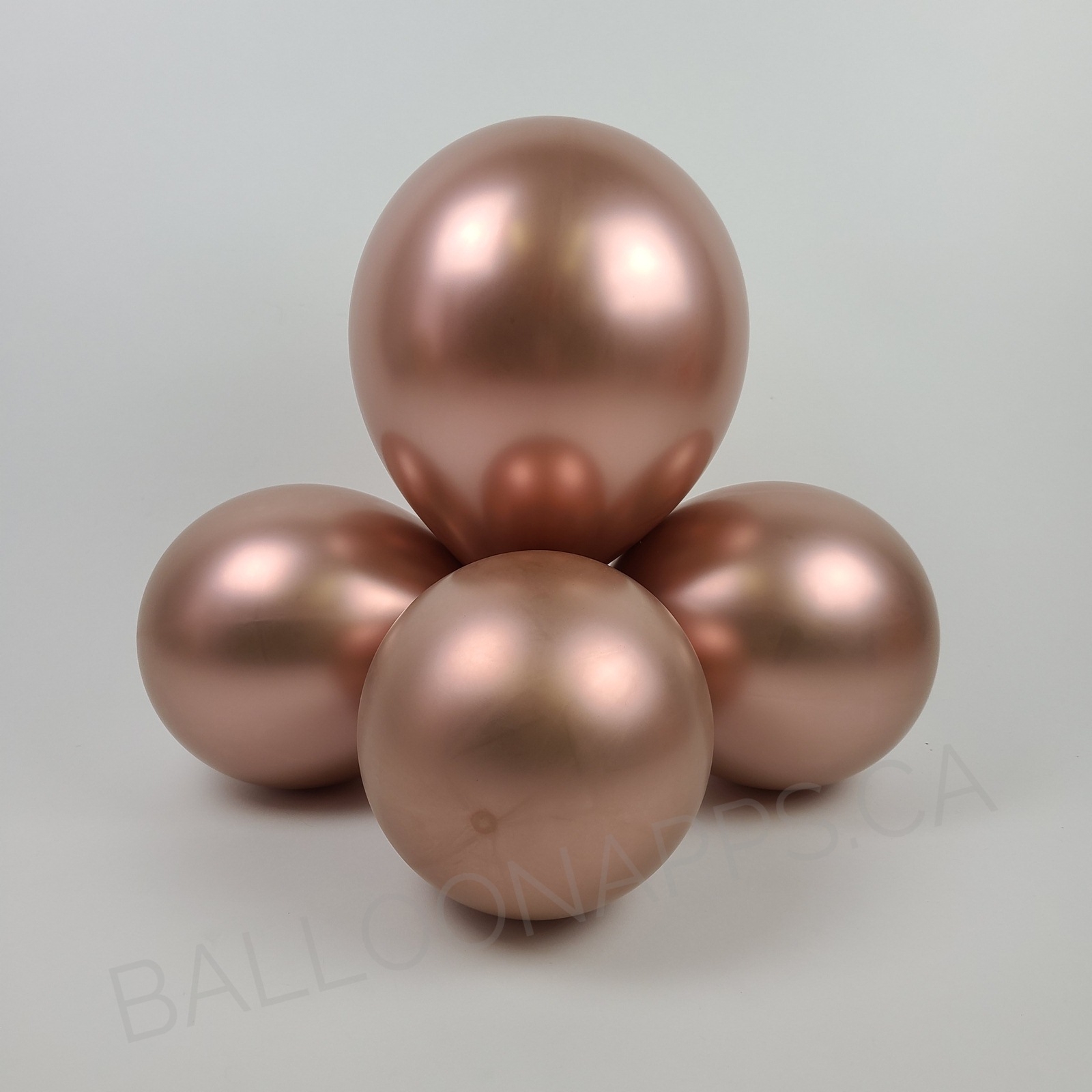 balloon texture ECONO (100) 260 Econo-Luxe Rose Gold balloons