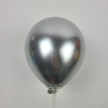 ECONO (100) 5" Econo-Luxe Silver balloons  Balloons
