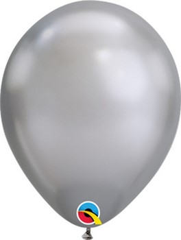 Q   Chrome Silver Balloons balloons QUALATEX