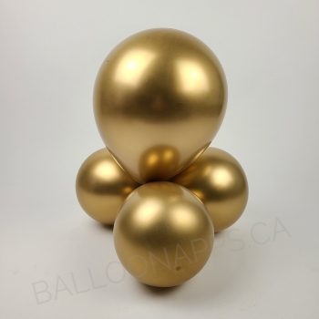 ECONO (6) 11" Satin Luxe Gold balloons  Balloons