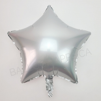 18" Foil Econo-Luxe Satin Chrome Silver Star balloon foil balloons