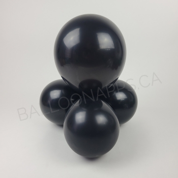 NEW ECONO (100) 11" Black balloons latex balloons