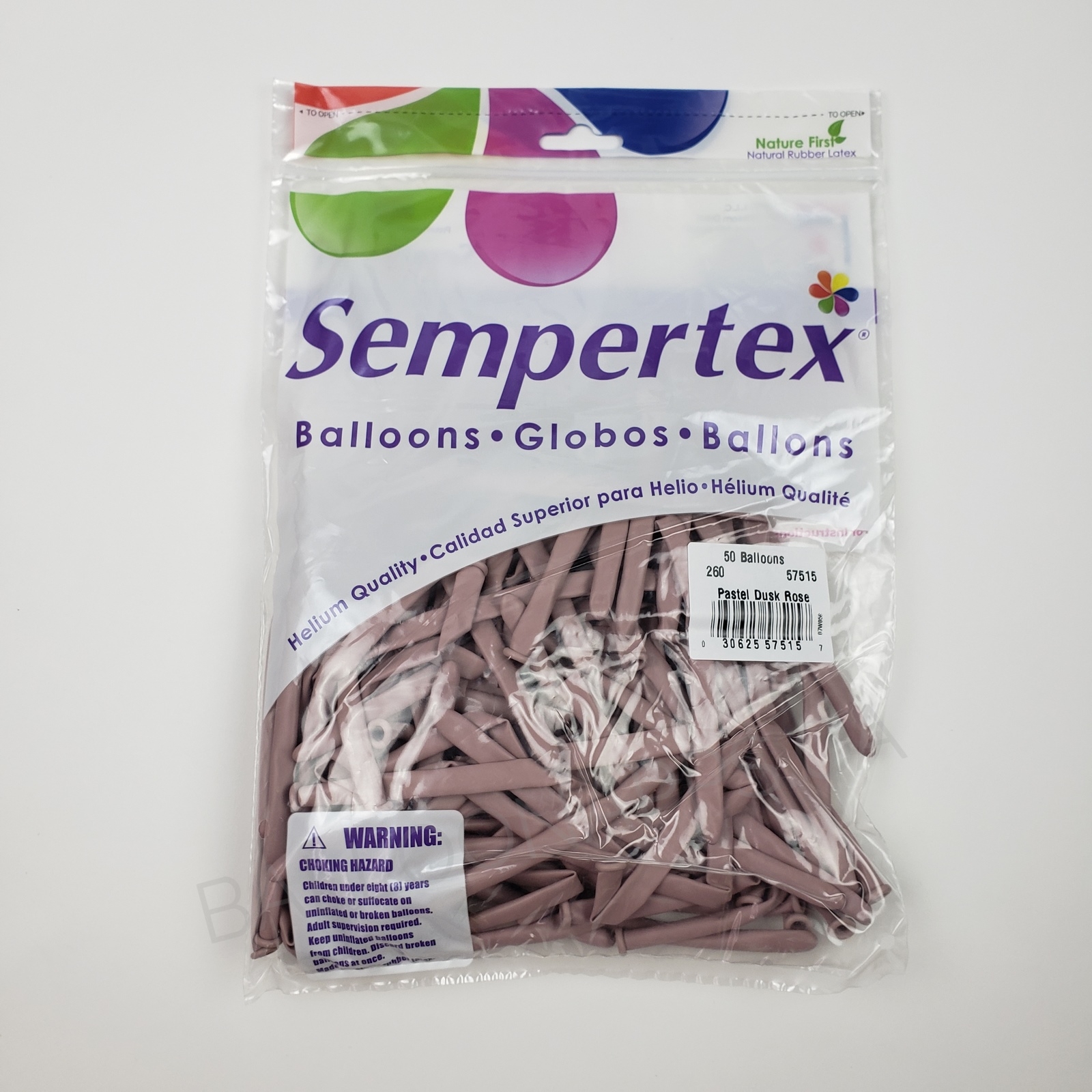Sempertex 260 Pastel Dusk Rose Latex balloons
