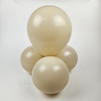 KALISAN (50) 11" Retro White Sand balloons latex balloons