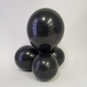ECONO (100) 12" Black balloons latex balloons