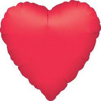 Foil Heart Metallic Red balloon ANAGRAM