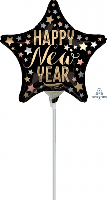 Satin Star New Year Air-fill Heat Seal Required balloon ANAGRAM