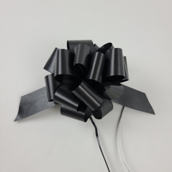 #9 Pull Bow Florasatin 5.5" - Black ribbons