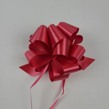 #9 Pull Bow Florasatin 5.5" - Red ribbons