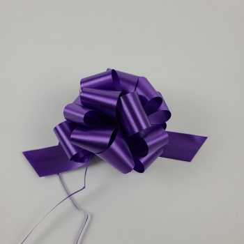 #9 Pull Bow Florasatin 5.5" - Purple ribbons