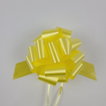 #9 Pull Bow Florasatin 5.5" - Yellow ribbons