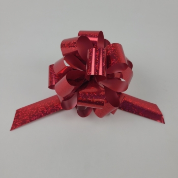 #9 Pull Bow Holographic 5. - Red