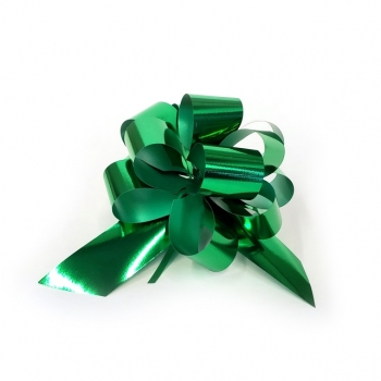 #9 Pull Bow Metallic  - Emerald