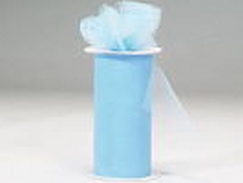 (25 yd) 6" Tulle - Lt Blue ribbons