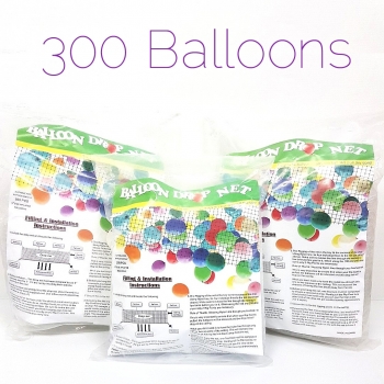 Balloon Drop Net - 300 balloons