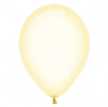 BET (100) 11" Crystal Pastel Yellow balloons latex balloons