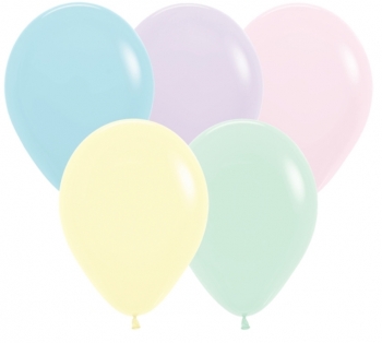 SEM (100) 11" Pastel Matte Assortment balloons latex balloons