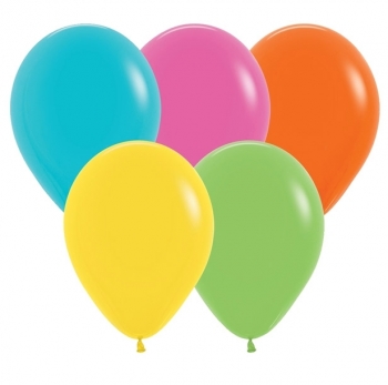SEM (100) 11" Tropical Assortment balloons latex balloons