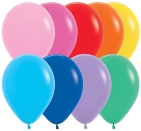 SEM (100) 5" Fashion Assorted balloons latex balloons