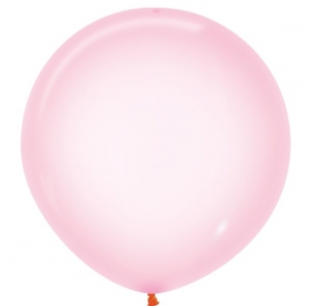 BET (1) 24" Crystal Pastel Pink balloon latex balloons