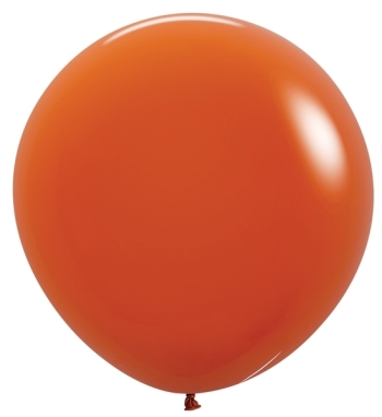 SEM   Deluxe Sunset Orange Balloon SEMPERTEX