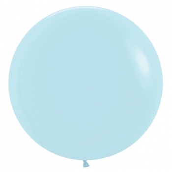 BET (1) 24" Fashion Pastel Matte Blue balloon latex balloons