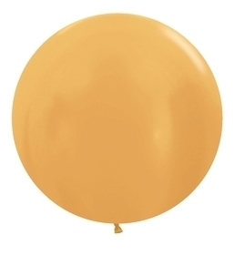 BET (1) 24" Metallic Gold balloon latex balloons
