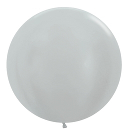 SEM   Metallic Silver balloon SEMPERTEX