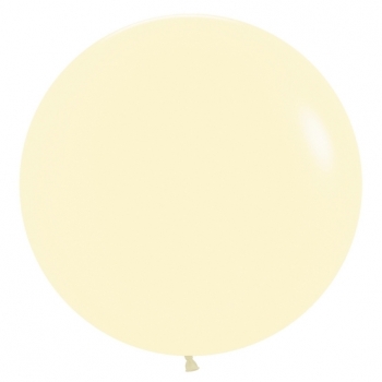 BET (1) 24" Pastel Matte Yellow balloon latex balloons