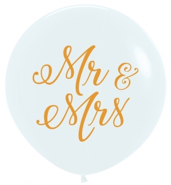 BET (1) 36" Mr. & Mrs. wedding balloon latex balloons