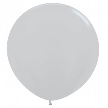 BET (1) 36" Metallic Silver balloon latex balloons