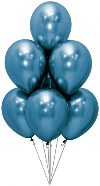 SEM (50) 11" Reflex Blue balloons latex balloons