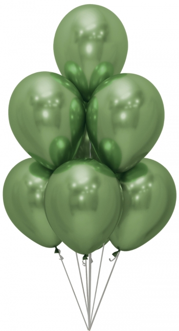 BET (50) 11" Reflex Key Lime Green balloons latex balloons