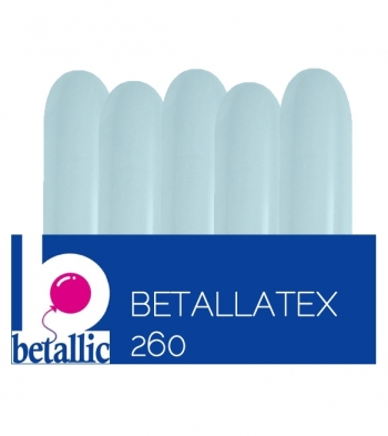 BET (50) 260 Pastel Blue balloons latex balloons