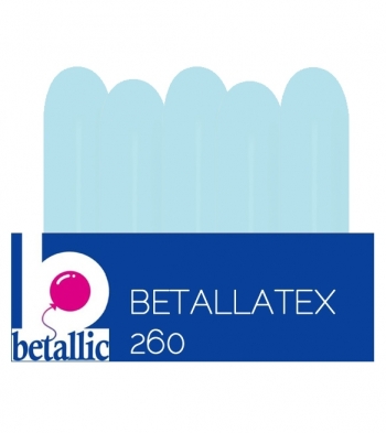 SEM  260 Pastel Matte Blue Latex Nozzles Up balloons SEMPERTEX