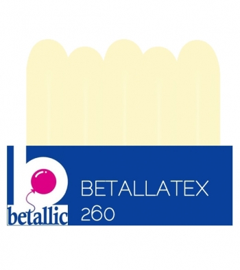 BET (50) 260 Pastel Matte Yellow Latex Nozzles Up balloons latex balloons