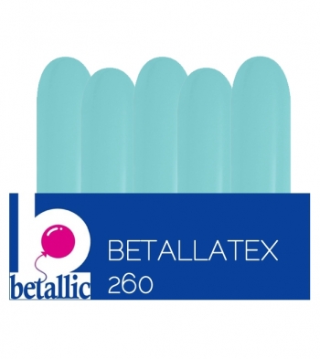 BET (50) 260 Pearl Caribbean Blue balloons latex balloons