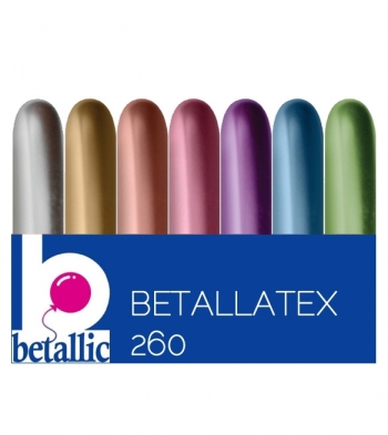 BET (50) 260 Reflex Assortment 7 colours balloons latex balloons