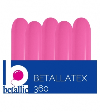 BET (50) 360 Deluxe Fuchsia balloons latex balloons