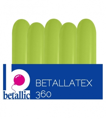 BET (50) 360 Deluxe Key Lime balloons latex balloons