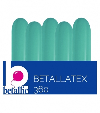 BET (50) 360 Deluxe Turquoise Green balloons latex balloons