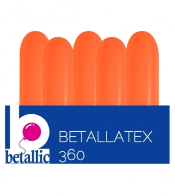 BET (50) 360 Fashion Orange balloons latex balloons