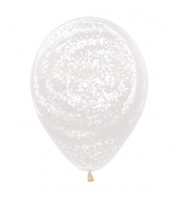 BET (50) Graffiti Frosty Crystal Clear balloons latex balloons