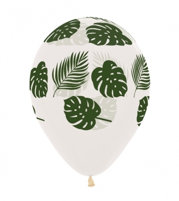 Clear Tropical Palm Fronds balloons SEMPERTEX
