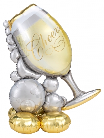 Bubbly Wine Glass Airloonz Air-fill balloon ANAGRAM